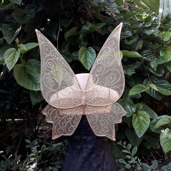 Medium Childrens Fairy Wings for Flower girls, Fancy dress and Halloween