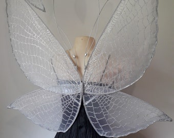 Large White Iridescent Pixie Wings - Etsy