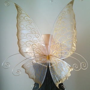 Curly Fairy wings for Adults for Fairy Costume, Fairy Weddings, halloween and  Christmas