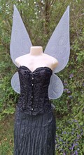 Adult Fantasy Faerie Wings - White Fairy Wings, Pixie wings, elf wings for fairy cosplay, gift, halloween