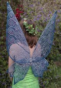 Large Adult Fairy Wings: Blue fairy wings, Pixie wings, Elf wings, Butterfly wings, Fairy cosplay wings for Halloween and Fairy costumes