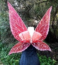 Mushroom Fairy Wings for Adults, Amanita Fairy Mushroom Toadstool Cosplay, Halloween, Renaissance Faire Wings product logo