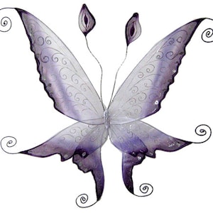 Large Cosplay Fairy Wings - Fairy Wings for adults for Fairy costume, Fairy wedding, Renaissance faire or Halloween Fairy costume