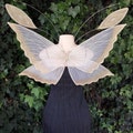 Chrysalis Fairy Wings: Handmade, Organza | Flower Girl Wedding Accessory| Halloween Costumes | Cosplay product logo