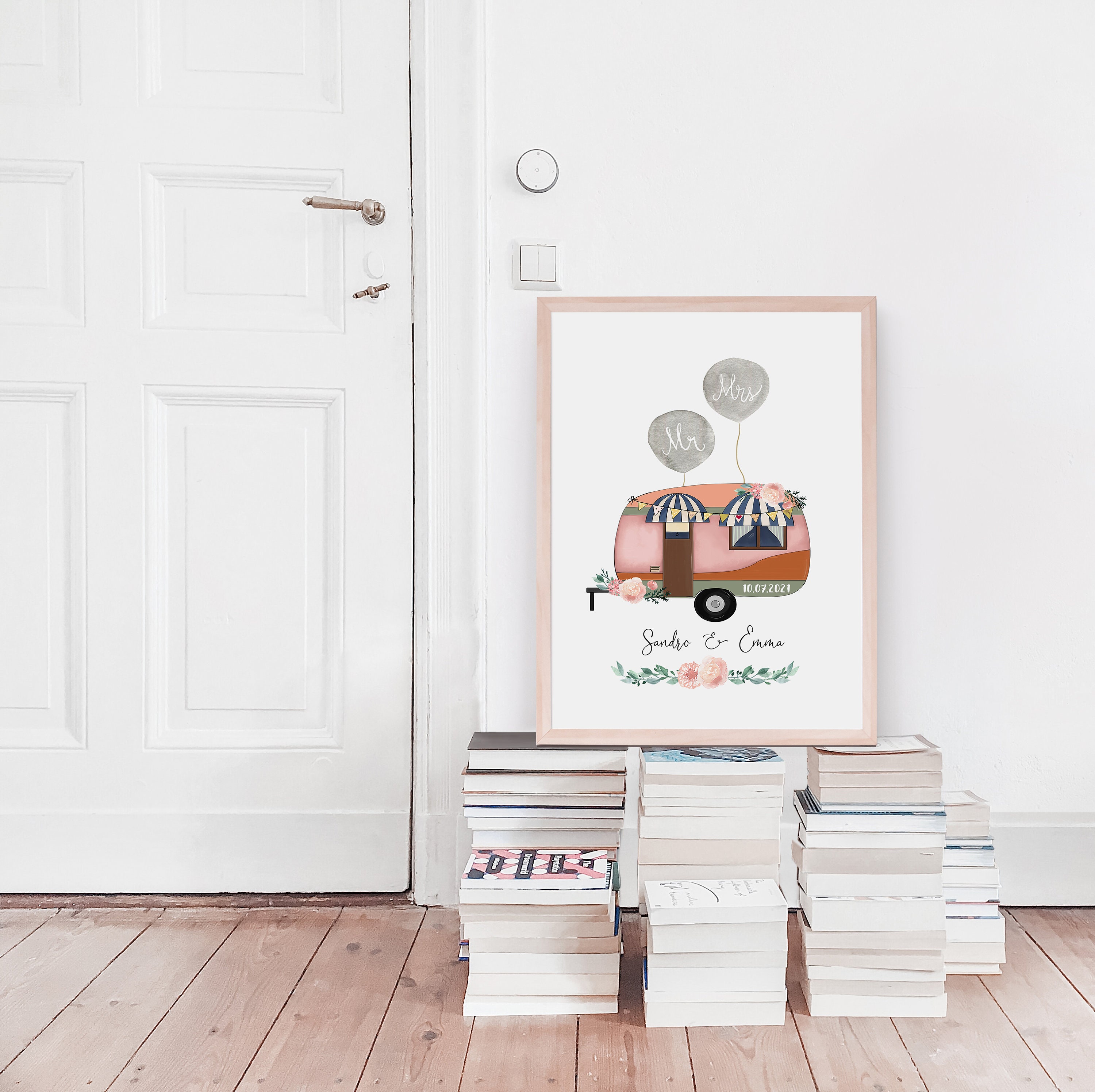 MR & MRS Wohnwagen Camper Wohnmobil HOCHZEIT Poster Etsy