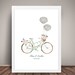 HOCHZEIT Poster Fahrrad personalisiertes Etsy.de