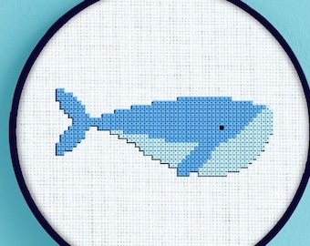 Patrón Punto de Cruz Ballena - Punto de Cruz Ballena - Patrón Punto de Cruz Animal Océano - Punto de Cruz Ballena Océano - Patrón Punto de Cruz Ballena PDF