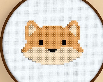Fox Cross Stitch Pattern - Fox Nursery Cross Stitch Pattern - Fox Cross Stitch - Fox Nursery Cross Stitch - Nursery Cross Stitch - Fox PDF