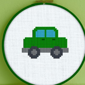 Car Cross Stitch Pattern - Car Cross Stitch - Vehicle Cross Stitch Pattern - Vehicle Cross Stitch - Car Vehicle Cross Stitch - Car Stitch