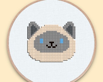 Himalayan Cat Cross Stitch Pattern - Himalayan Cat Cross Stitch - Himalayan Cat Pattern - Cat Cross Stitch Pattern - Cat Cross Stitch - PDF