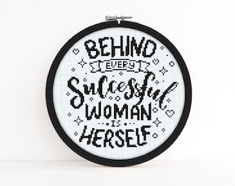 Patrón de punto de cruz feminista - Patrón de punto de cruz de cita feminista - Bordado feminista - Punto de cruz sarcástico - Punto de cruz atrevido