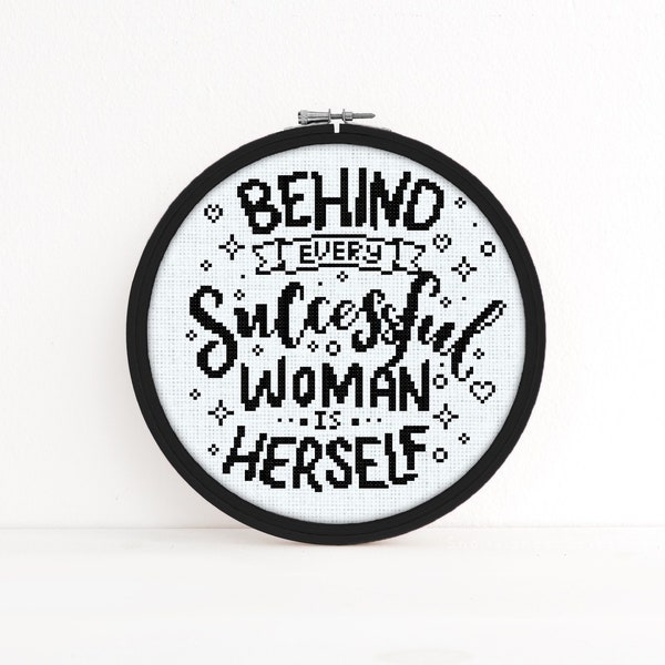 Feminist Cross Stitch Pattern - Feminist Quote Cross Stitch Pattern - Feminist Embroidery - Snarky Cross Stitch - Sassy Cross Stitch