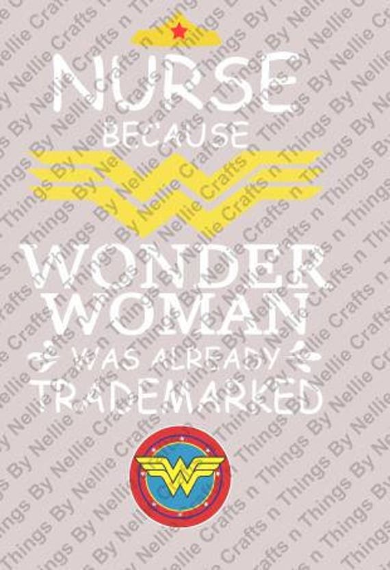Download Nurse-Wonder Woman SVG | Etsy