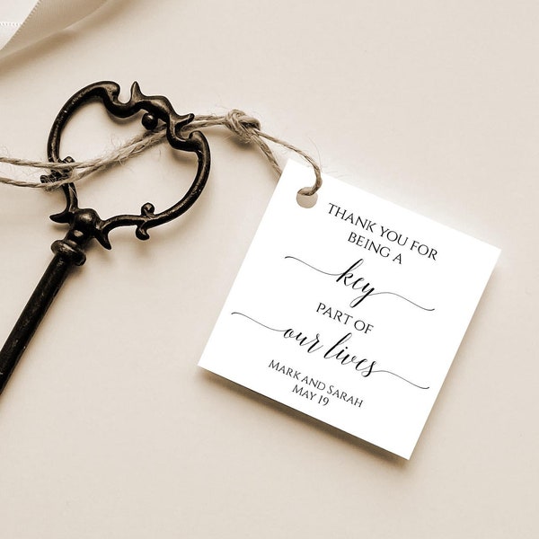 Thank You for Being a Key Part of Our Lives Etsy Australia