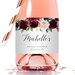 Editable Mini Champagne Label Template, Instant Download, Bridal Shower ...