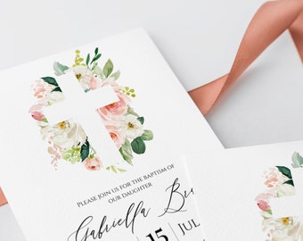 baptism invitations etsy