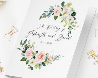 wedding program template etsy wedding pamphlet design