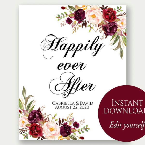 Ever After Printable - Etsy