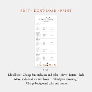 Wine Tasting Card Template Printable Wine Tasting Score Card Wine Tasting Sheet Blind Wine Tasting Note Wine Party Scorecard Templett, C102 image 4