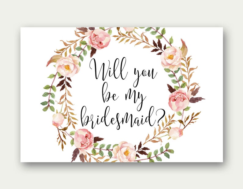 Bridesmaid Printable, Will Your self Be My Bridesmaid, Bridesmaid Proposal, Watercolor Rose Wedding ceremony, Bridesmaid Invitation, Do it yourself Marriage ceremony graphic relating to Will You Be My Bridesmaid Printable referred to as Bridesmaid Printable, Will On your own Be My Bridesmaid, Bridesmaid Proposal, Watercolor Rose Wedding ceremony, Bridesmaid Invitation, Do-it-yourself Marriage