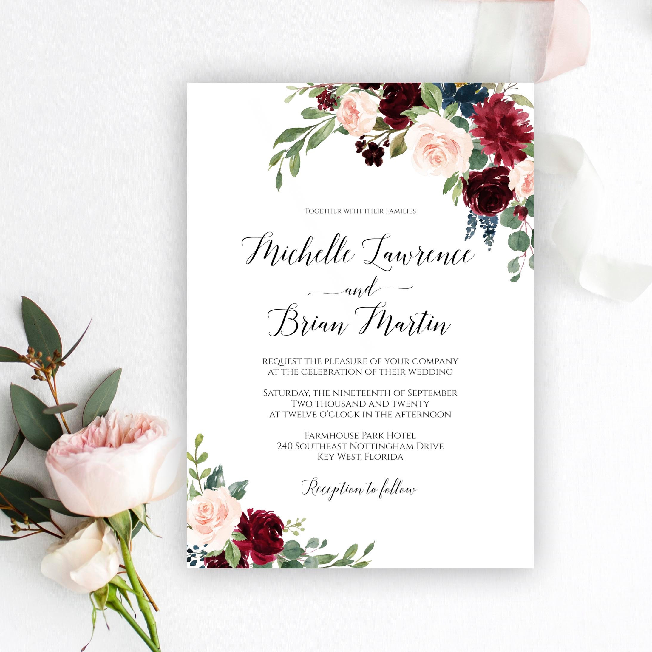 Free Self Printable Invite Templates