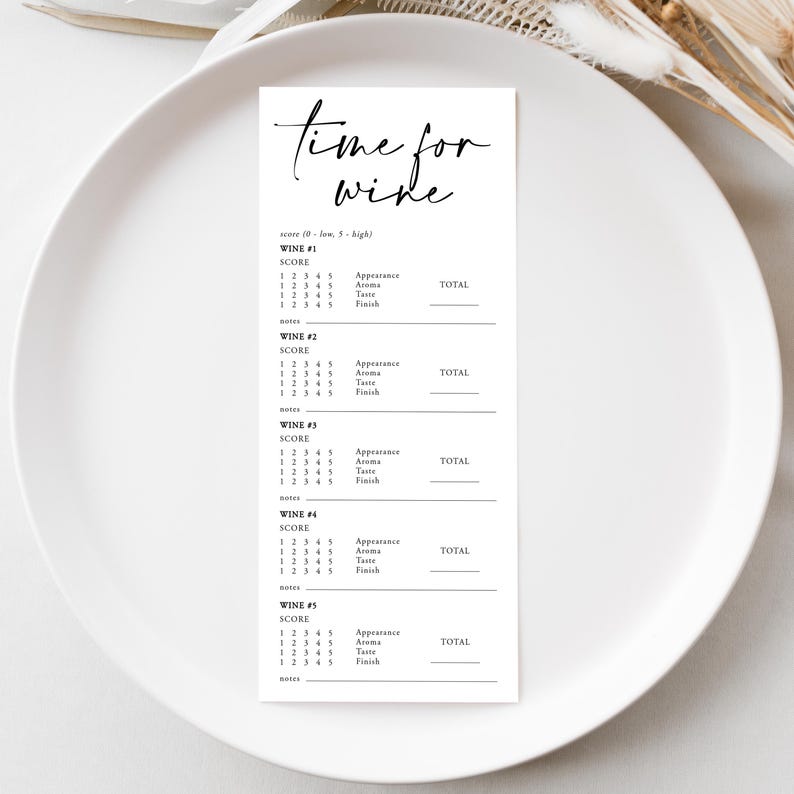 wine party score
wine tasting sheet
blind wine tasting
wine tasting note