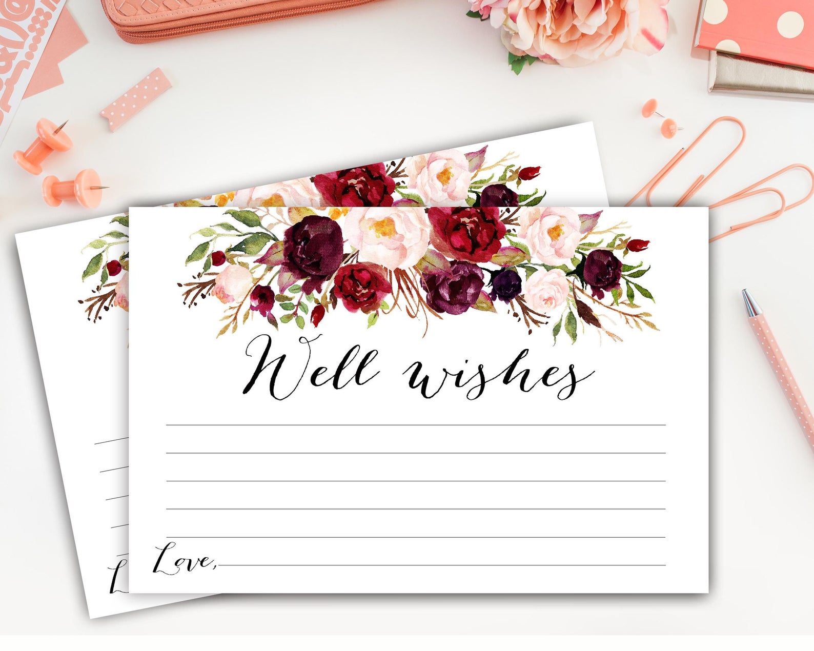 Well Wishes Card Wedding Well Wishes Cards Well Wishes image 0.