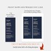 Navy Wedding Program Template, Retro Editable Printable Ceremony ...