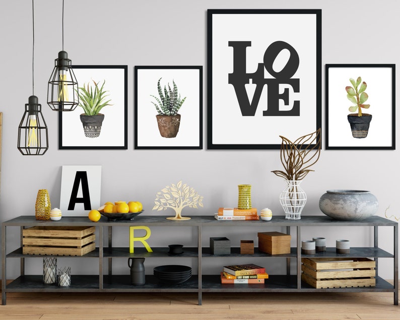 Love Sign, Philadelphia Love Sign, Typography Poster, Word Art, Love Printable, Love Print, Love Art Print, Black And White Decor, Love Art image 4