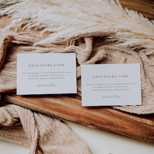 Formelle Einschließung Kartenvorlage, Klassische Einladung Einlage Download, druckbare Brautdusche Einlage, Hochzeit Info Karte, Details, Templett C89