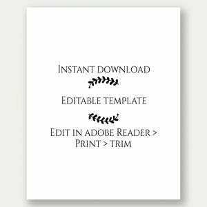 Birthday Invitation, Printable Invitation, Editable, Let's Celebrate ...