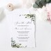 Greenery Wedding Bundle, Editable Wedding Bundle Template, Printable ...