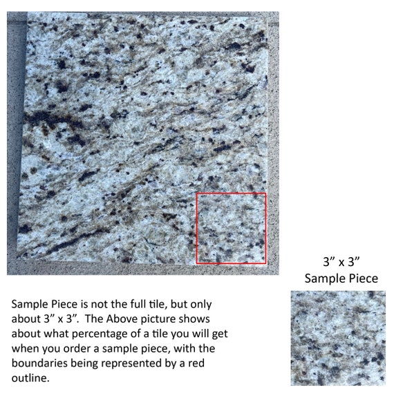 12x12 Tile Giallo Ornamental Granite Natural Ston… - image 6