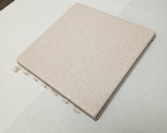 Textured Rice Paper Ceramic Meshed 4x4 Tile Summitville I25-211 (Sample Piece)