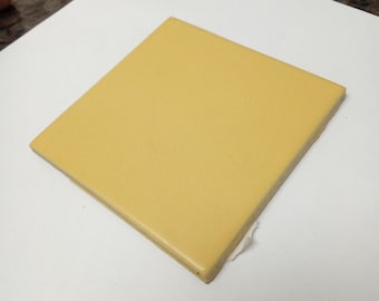 Matte Sunlit Yellow Ceramic Meshed 4x4 Tile Summitville 643-536 (Sample Piece)