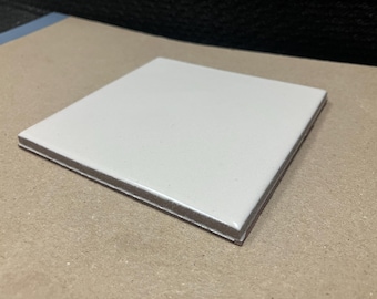 Smoke Gray Ceramic Tile, Glossy Square Backsplash (4x4 inch, SV519)  (100 Square Feet)