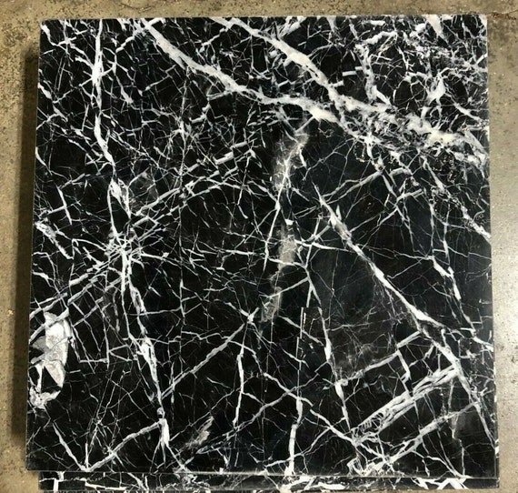 Black Marble Tile 12X12 Backsplash Kitchen Backsplash… Gem