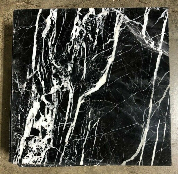 Black Marble Tile 12X12 Backsplash Kitchen Backsplash… Gem