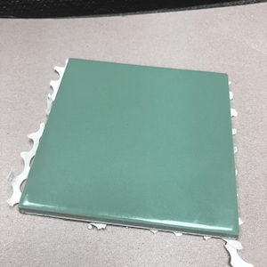 4x4 Tile Dark Teal Green Wall Border Ceramic Tile Summitville C# 552
