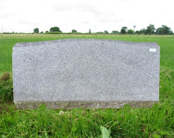 Marcador de tumba de lápida de cementerio de monumento inclinado de granito gris SL-25