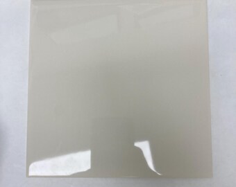 Azulejo cuadrado de cerámica blanco marfil brillante de 6x6 cm, Laufen (muestra)