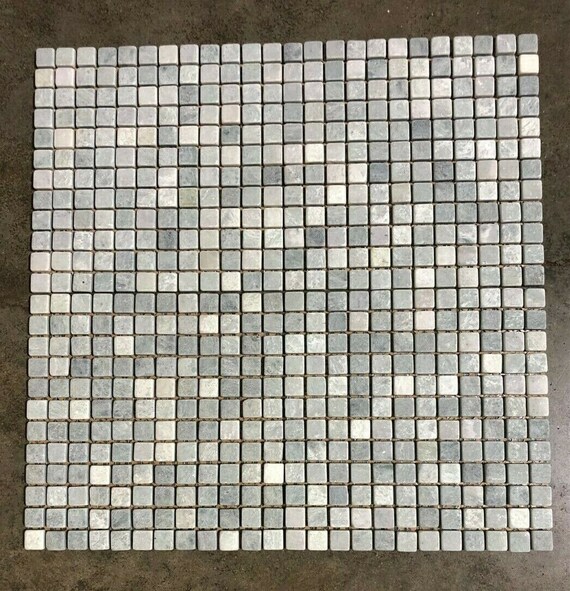 12X12 Tile Emerald Light Mint Mosaic Natural Stone Wa… Gem