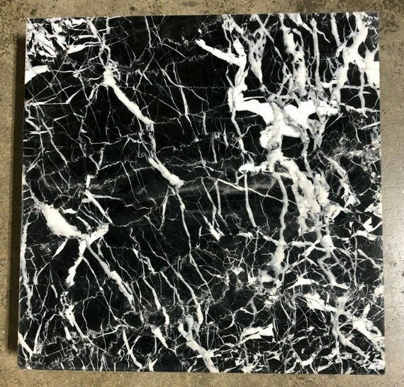 Black Marble Tile 12X12 Backsplash Kitchen Backsplash… Gem
