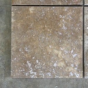 Chocolate Brown Marble Tile 12x12 – Natural Stone Floor & Wall (50 Tiles) T-27B
