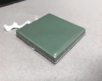 Vintage Forest Green Ceramic Tile: 2x2 Accent Border, SV#659 (5 Square Feet)