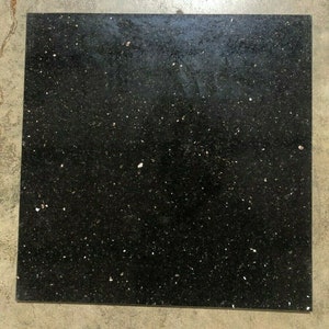 Tile Black Galaxy 16&quot; x 16&quot; x 1/2&quot; Granite Natural Stone Kitchen (10 Square Feet) T-95