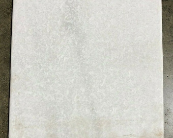 Azulejo de piedra natural de mármol blanco Thassos y granito negro: piedra natural pulida (30,5 x 30,5 cm)