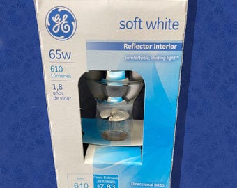 4 GE 65 Watt BR30 Indoor Floodlight Bulbs (Made in Hungry)