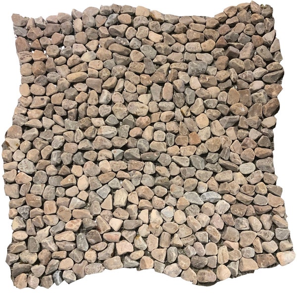 Taupe Micro Pebble Natural Stone Tile T-12
