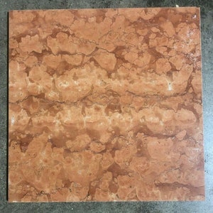 Roso Asiago Marble Tile – 12x12 Polished Natural Stone for Wall, Floor, Backsplash (10 Sq Ft)